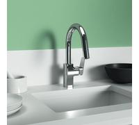Ideal Standard CeraPlan Mitigeur de cuisine pivotant, basse pression, avec douchette extractible, BD337AA,