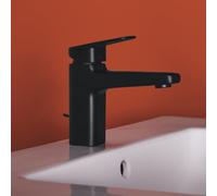 Ideal Standard CeraPlan mitigeur lavabo BD227XG projection 124 mm, noir soie, avec métal garniture de vidange