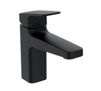 Ideal Standard CeraPlan mitigeur lavabo BD228XG projection 124 mm, noir soie, BlueStart avec garniture de vidange métallique