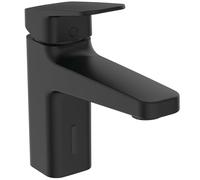 Ideal Standard - Ceraplan, Mitigeur double commande pour lavabo, Utilisation hybride à capteur ou levier, Noir soie