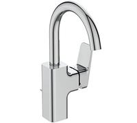 Ideal Standard CeraPlan mitigeur lavabo BD235AA avec bec haut et orientable, chromé, avec métal garniture de vidange