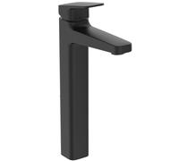 Ideal Standard - Ceraplan, Mitigeur monocommande haute pour lavabo, robinet de support sur plan, noir soie
