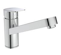 Ideal Standard - Ceraplan, Mitigeur monocommande pour évier de cuisine, Bouche basse tubulaire pivotante, Chromé