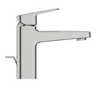 Ideal Standard Ceraplan Mitigeur monocommandé pour lavabo, version H90, avec vidage, BlueStart, BD228AA, Couleur: chrome