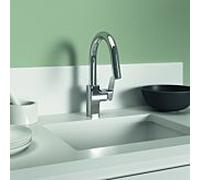Ideal Standard Ceraplan robinet de cuisine BD337AA chromé , basse pression, avec douchette