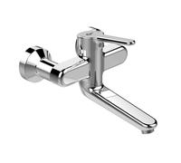 Ideal Standard CeraPlus 2 - Mitigeur monocommande lavabo pour montage mural avec projection 249 mm sans garniture de vidage chrome