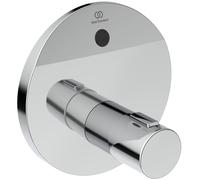 Ideal Standard Ceraplus Mitigeur de douche à capteur encastré, réglage de la température sur la poignée, pile 6V, chrome, A6155AA