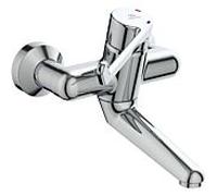 Ideal Standard CeraPlus robinetterie de sécurité pour lavabo murale B8222AA levier de commande 180 mm, saillie 230 mm, verrouillable, chromé