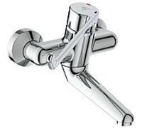 Ideal Standard CeraPlus robinetterie de sécurité pour lavabo murale B8315AA levier de commande 230 mm, saillie 208 mm, non verrouillable, chromé