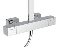Ideal Standard Colonne de douche Ceratherm C100 – Thermostatique, tête carrée 30x30 cm, chrome