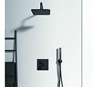 Ideal Standard Ceratherm C100 thermostat de bain A7522XG encastré, kit 2, noir soie