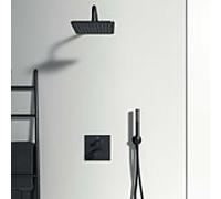 Ideal Standard Ceratherm C100 thermostat de bain A7523XG encastré, kit 2, sécurité intrinsèque, noir soie