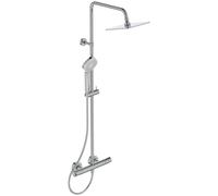 Ideal Standard Ceratherm ensemble de douche mural avec thermostat avec douche pluie chrome A7240AA