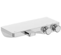Ideal Standard Mitigeur Douche et Bain Thermostatique avec Tablette CERATHERM S200 Fixation Mur Chrome A7330AA