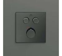 Ideal Standard Ceratherm Navigo - Brausethermostat Unterputz 2 Verbraucher Eckig magnetic grey