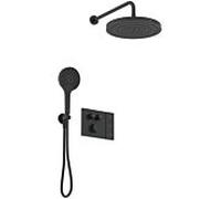 Ideal Standard CeraTherm Navigo Solos pack de robinetterie A7892XG mitigeur de douche à encastrer, noir soie