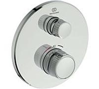 Ideal Standard CeraTherm Navigo thermostatique de douche à encastrer A7295AA rond, kit de montage final, chromé