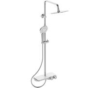 Ideal Standard Ceratherm Système de douche S200 A7331AA rond, avec étagère, chromé