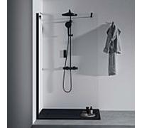 Ideal Standard Ceratherm Système de douche T125 A7689XG avec thermostat de douche, douchette à main, noir soie