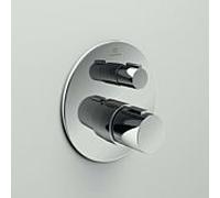 Ideal Standard Kit de montage Ceratherm T100 A5813AA thermostat simple encastrable kit 2 chromé