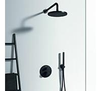 Ideal Standard Ceratherm T100 thermostat simple A5813XG encastré, kit 2, noir soie