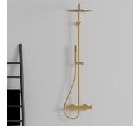 Ideal Standard Ceratherm T125 Colonne de douche en applique avec mitigeur thermostatique, A7589A2,