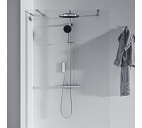 Ideal Standard Ceratherm T125+ Colonne de douche en applique avec mitigeur thermostatique, A7689AA,
