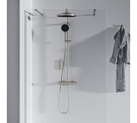 Ideal Standard Ceratherm T125+ Colonne de douche en applique avec mitigeur thermostatique, A7689GN,