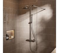 Ideal Standard Ceratherm T25 M Colonne de douche en applique avec mitigeur thermostatique, A8489AA,