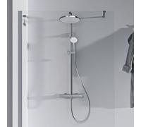 Ideal Standard Ceratherm T25 N Colonne de douche en applique avec mitigeur thermostatique, A8495AA,