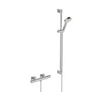 Ideal Standard Ceratherm T25 N Robinetterie de douche en applique avec mitigeur thermostatique, A8515AA,