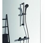 Ideal Standard Mitigeur thermostatique de douche CeraTherm T25 A7201XG apparent Silk Noir