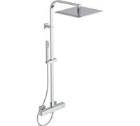 Ideal Standard Ceratherm Système de douche C100 A7542AA avec thermostat de douche, chromé