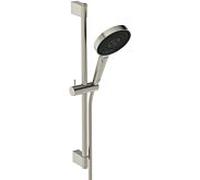 Ideal Standard Idealrain Combinaison de douche Solos A7897GN barre 603mm, douchette à main avec 3 fonctions, tempête d'argent