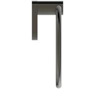 Ideal Standard Conca Anneau porte-serviettes, rond, fixation cachée, T4503A5, Couleur: Gris magnétique