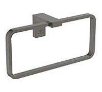Ideal Standard Conca anneau porte-serviettes T4502A5 carré, gris magnétique