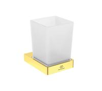 Ideal Standard Conca Cube - Mundglas eckig brushed gold