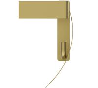 Ideal Standard Conca Cube Porte-rouleau de papier, avec couvercle, T4496A2, Couleur: Or brossÃ©
