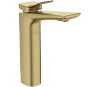 Ideal Standard Conca Ideal Standard BC757A2 avec base rallongée et garniture de vidage, saillie 150 mm, or brossé
