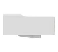 Ideal Standard Conca - Handwaschbecken ohne Hahnloch mit Überlauf 400x350x165mm weiß mit IdealPlus