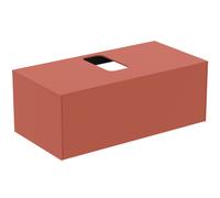 Ideal Standard vasque Conca T3930Y3 avec découpe, coulissant 2000 , 100x50,5x37 cm, centre, laqué mat Sunset