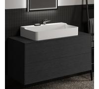 Ideal Standard vasque Conca T3943Y4 avec découpe, 2 tiroirs, 120x50,5x55 cm, centre, placage chêne flammé