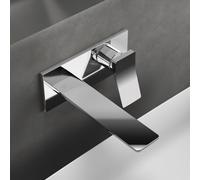 Ideal Standard Kit de montage finition Conca A7371AA fixation murale en saillie, 180 mm, chromée