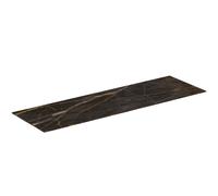 Ideal Standard Conca Plan de toilette, découpe au centre/à gauche/à droite, 1200x373x6mm, T4347DG, Couleur: Marbre Noir Désir