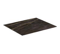 Ideal Standard Conca Plan de toilette, découpe au centre/à gauche/à droite, 600x505x6mm, T3969DG, Couleur: Marbre Noir Désir