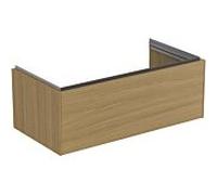 Ideal Standard Conca meuble sous-lavabo T4579Y6 100x50x55cm, 2000 coulissant, Eiche hell placage