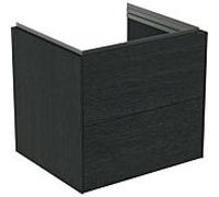 Ideal Standard -vasque Conca T4573Y4 60x50x55cm, 2 tiroirs, placage chêne flammé