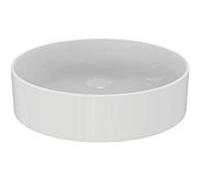 Ideal Standard Conca top bol T3696MA sans trou pour robinetterie ni trop-plein, rond Ø 450 mm, blanc Ideal Plus