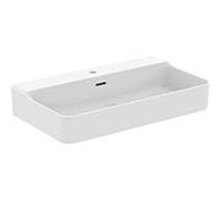 Ideal Standard Conca vasque T3692V1 avec trou pour robinetterie et trop-plein, 800 x 450 x 165 mm, blanc soie