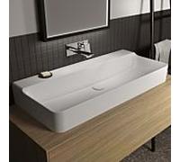 Ideal Standard Conca T383701 sans trou pour robinetterie et trop-plein, sol, 1000 x 450 x 145 mm, blanc